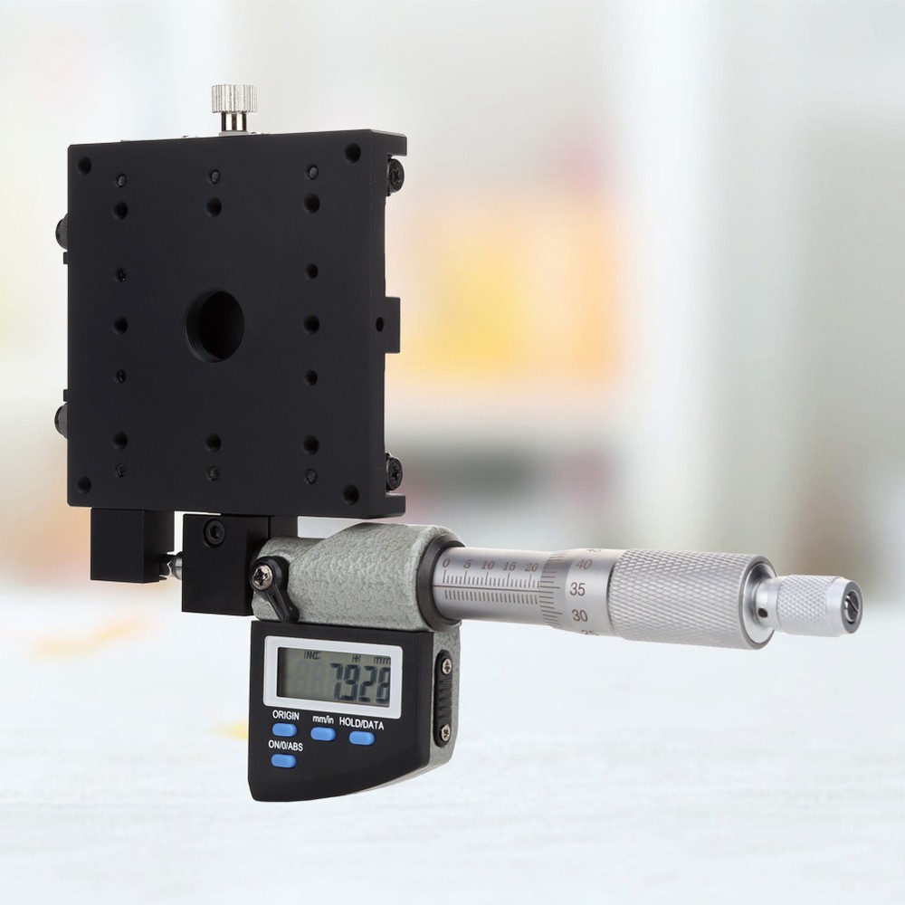Micrometer Platform Digital 80x80mm 0.001mm Linear Translation Stage Tool Part