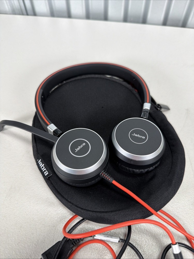 Jabra EVOLVE 40 UC Stereo Wired Headset Black With ENC010 USB-A Controller