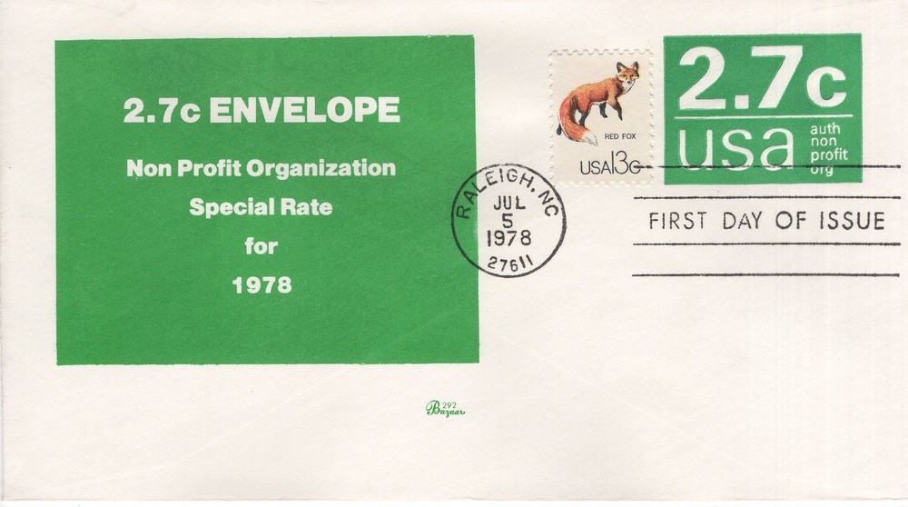 2.7 CENT ENVELOPE -  1978  - DC3639