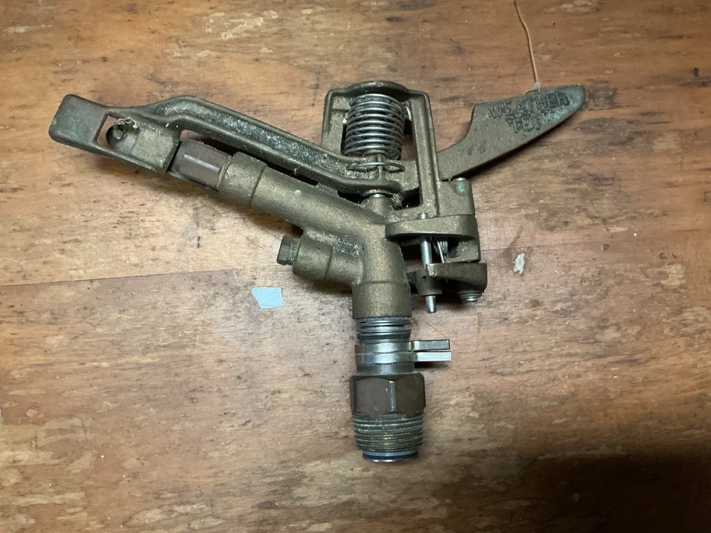 2- 1” Weather tec Brass Sprinklers