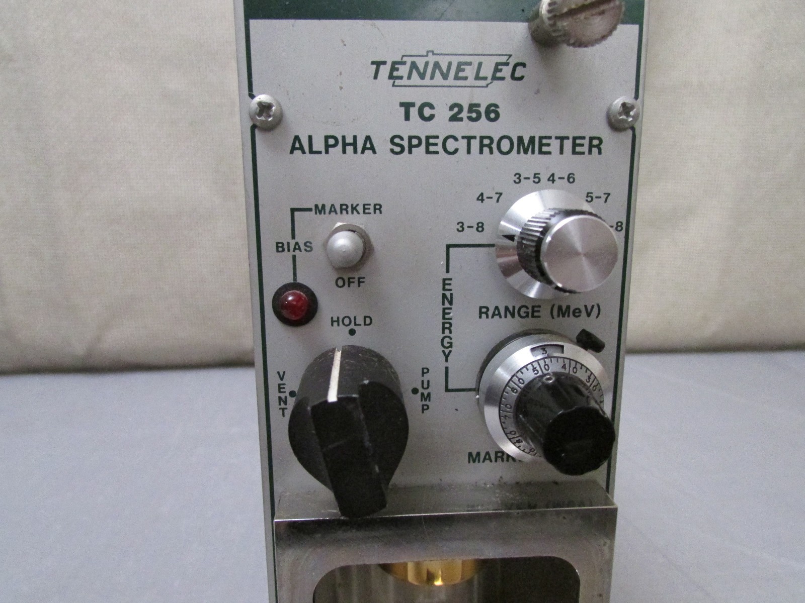 Tennelec TC 256 Alpha Spectrometer NIM BIN Used Good Really Clean
