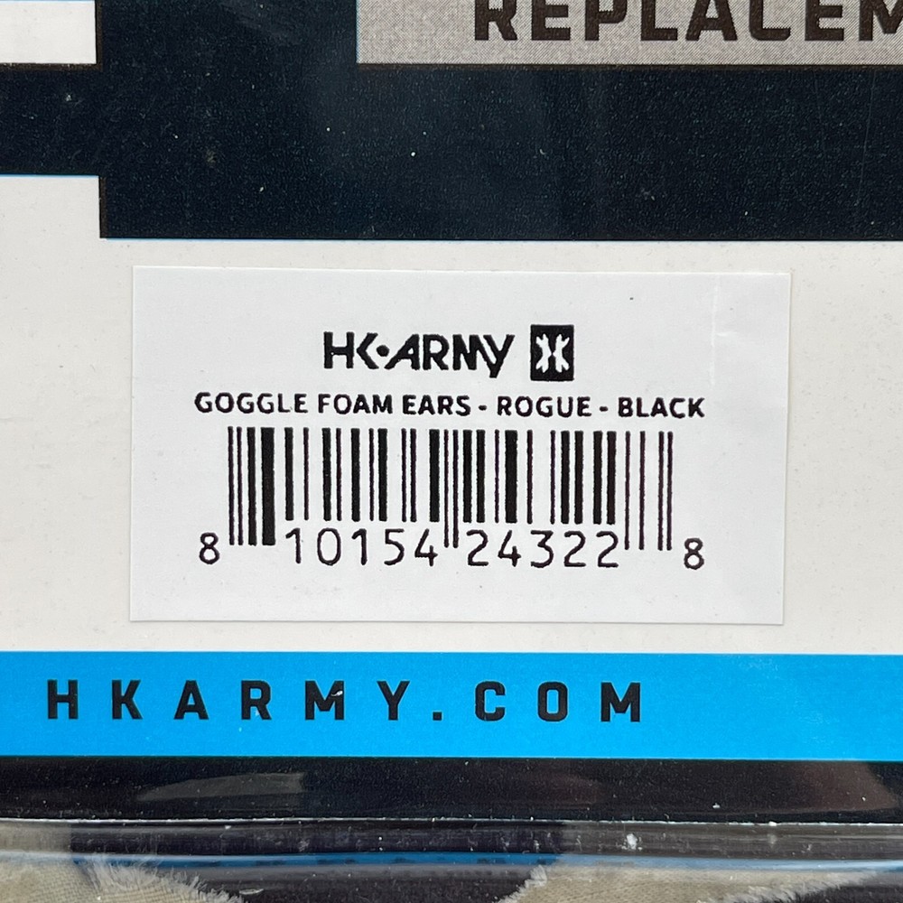NEW HK Army Proflex Foam Ears - Rogue - Black