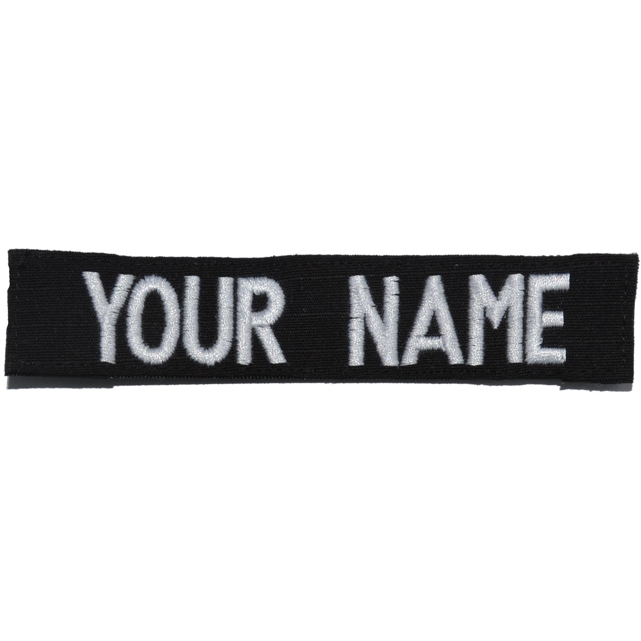 Custom RipStop Name Tape - Black
