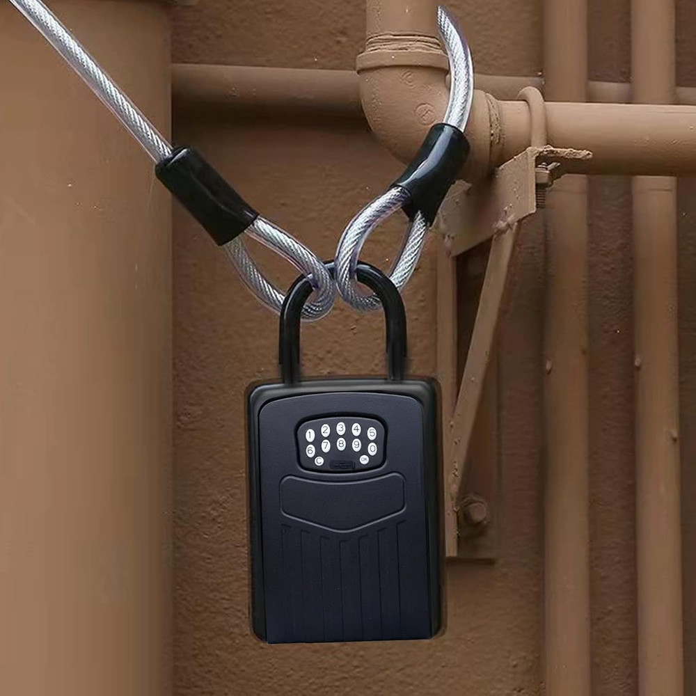 Smart Key Lock Box, APP Control Bluetooth Wireless Lock Box for House Key Outdoo