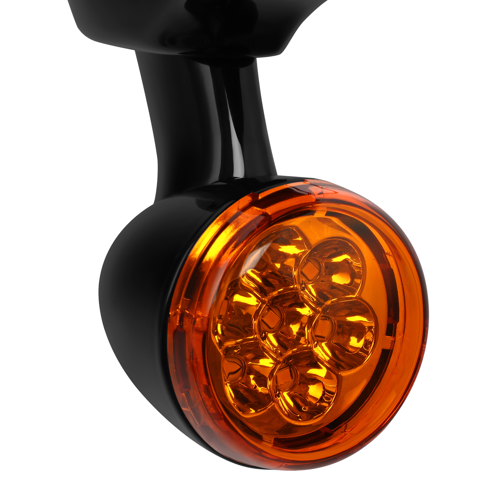 LED Spot Fog Passing Lights Lamp Turn Signals Bar Kit Fit for Harley Road King