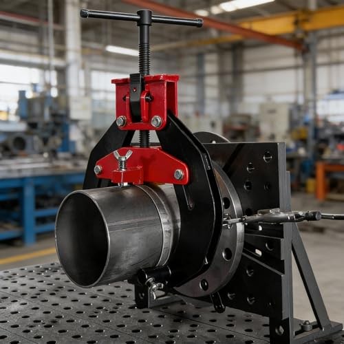 8"-20" Heavy Duty Pipe Alignment Clamp, Professional Quick Release T-Handle