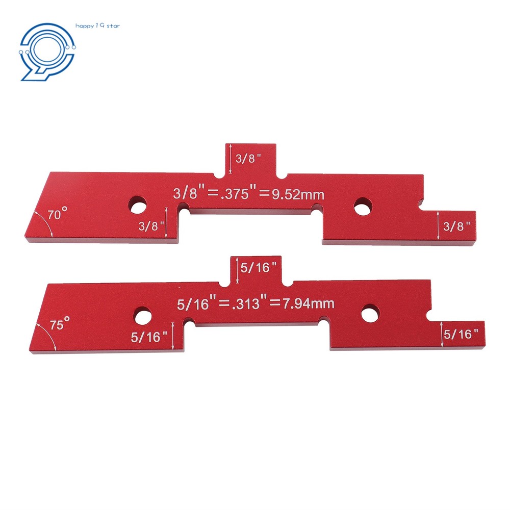 Router Table Setup Bars 14 Pcs Precision Aluminum Setup Blocks Height Gauge