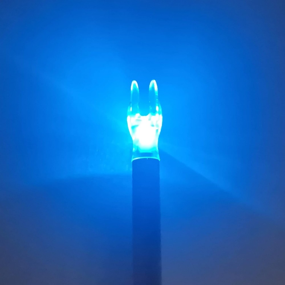 6Pack X Lighted Nocks for Arrows (X-Blue)
