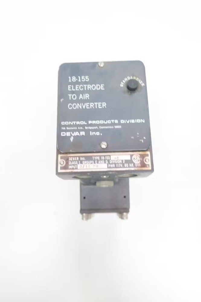 Devar 18-155-1 Electrode To Air Converter 117v-ac