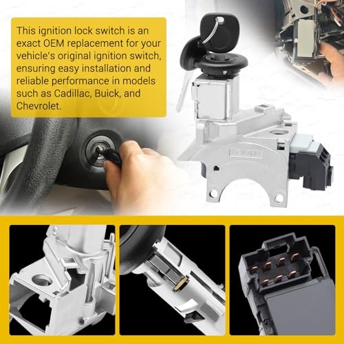 Ignition Assembly Lock Cylinder Switch & Housing & Starter Switch 924-715