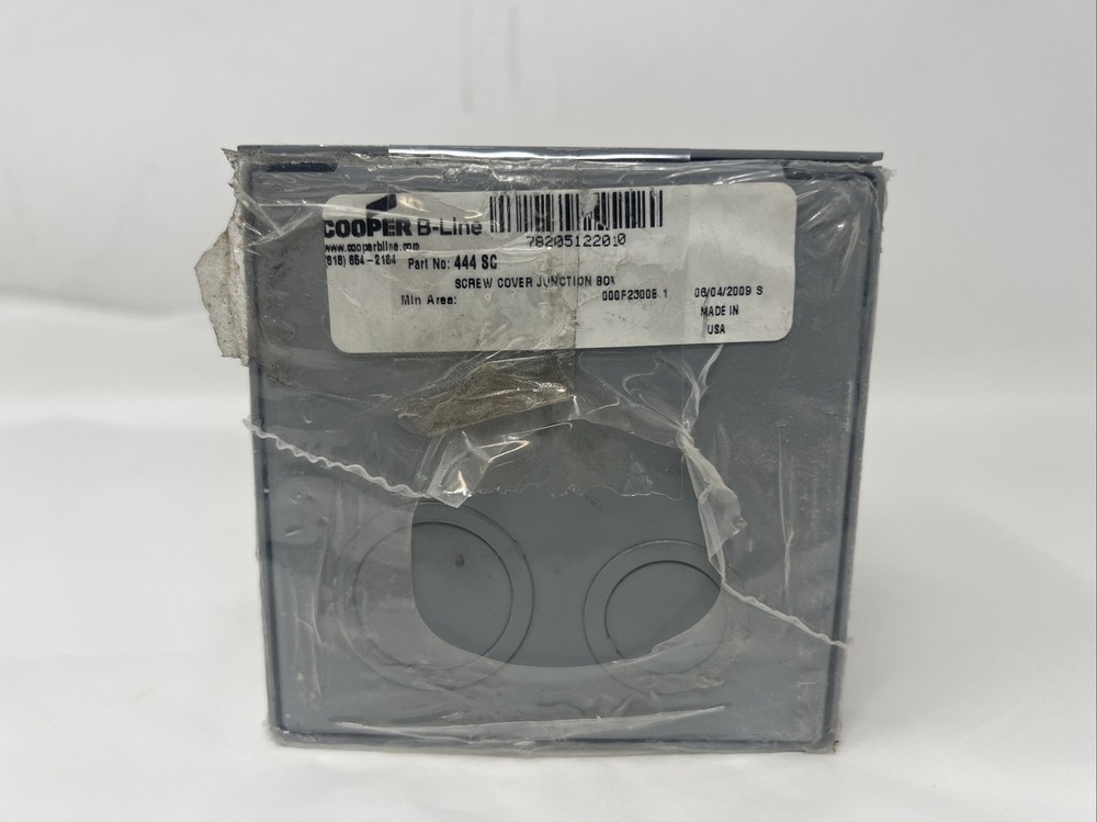 Cooper B-line 444SC  Small Enclosure 4X4X4", ELECTRICAL BOXES