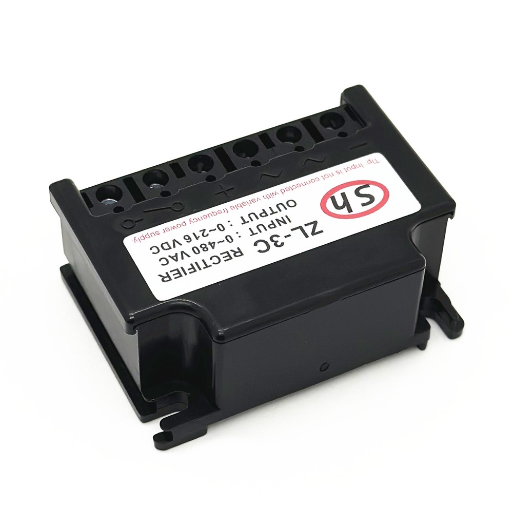 ZL-3C input: 0~480VAC output: 0~216VDC half-wave brake rectifier module