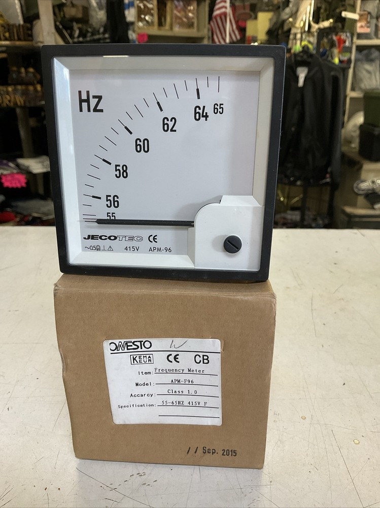 Frequency Meter Jecotec Model # APM-F96. 415 Volts