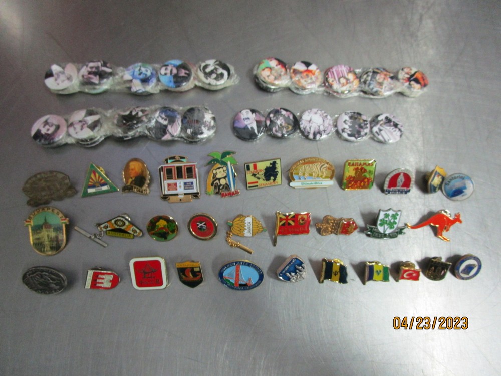 Various Hat/Lapel Pins