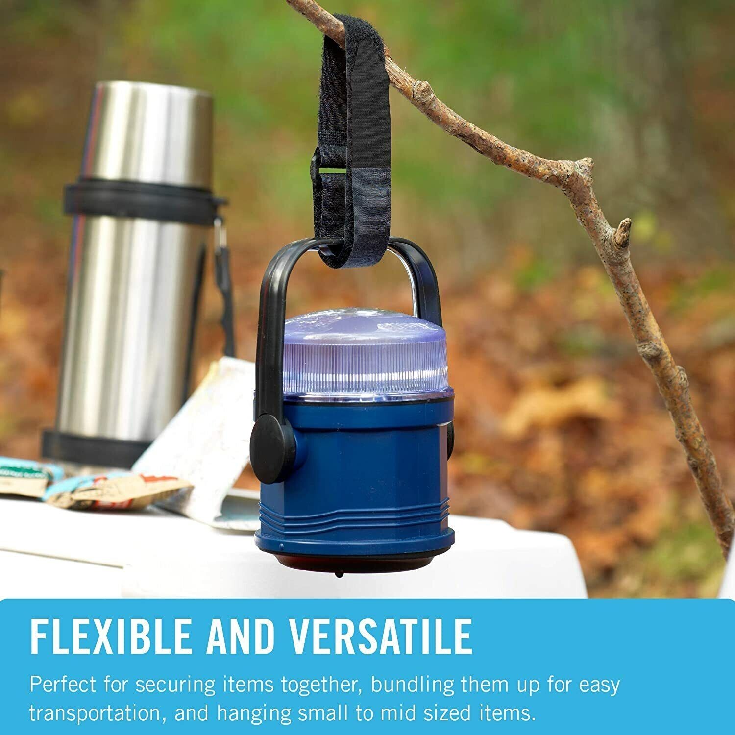 VELCRO Brand Bulk Pack 12 Reusable Fastening Cable Straps with Buckle Variety"""