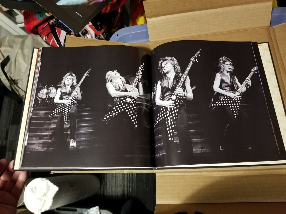 RANDY RHOADS OZZY OSBOURNE LARGE BLIZZARD OF OZZ ERA 88 PAGE COFFEE TABLE BOOK