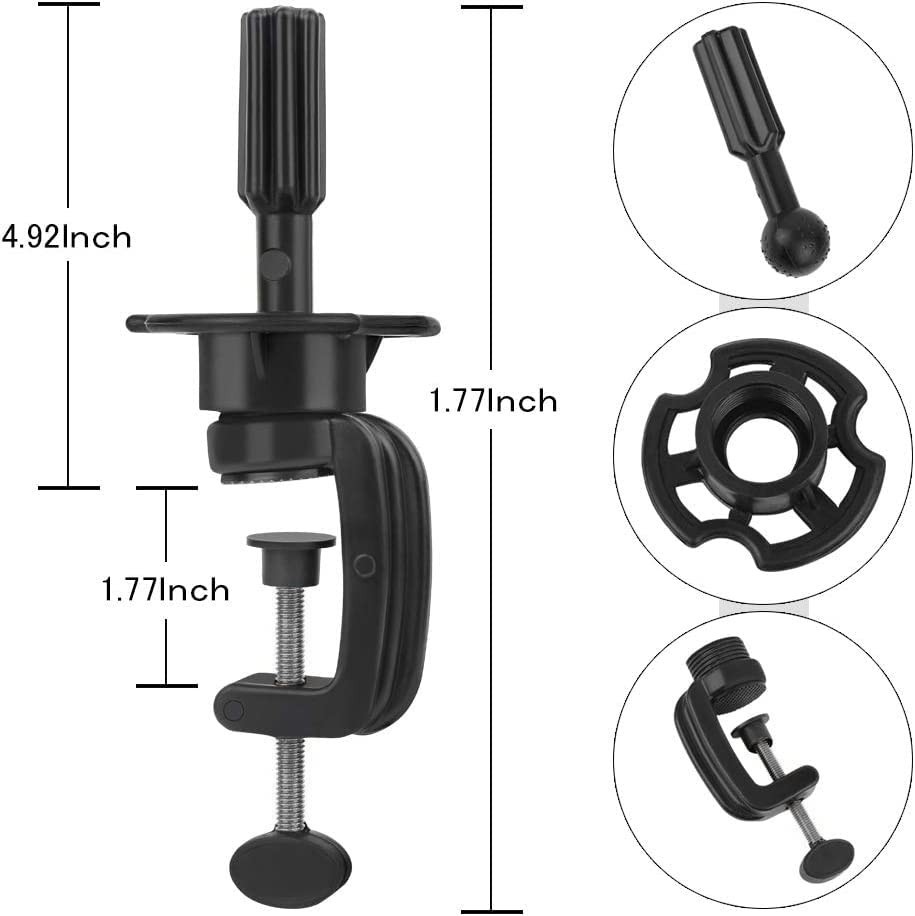 2 Pack Black Wig Mannequin Head Stand - Portable and Adjustable for Styling