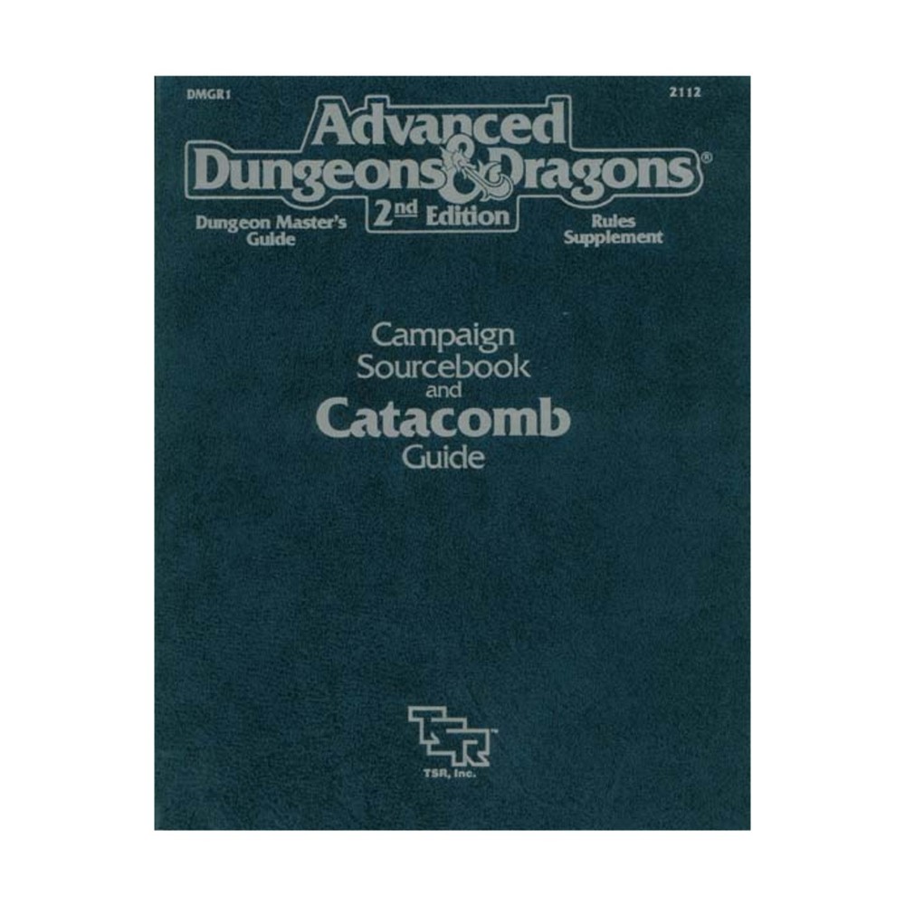 AD&D 2nd Ed Campaign Sourcebook and Catacomb Guide VG