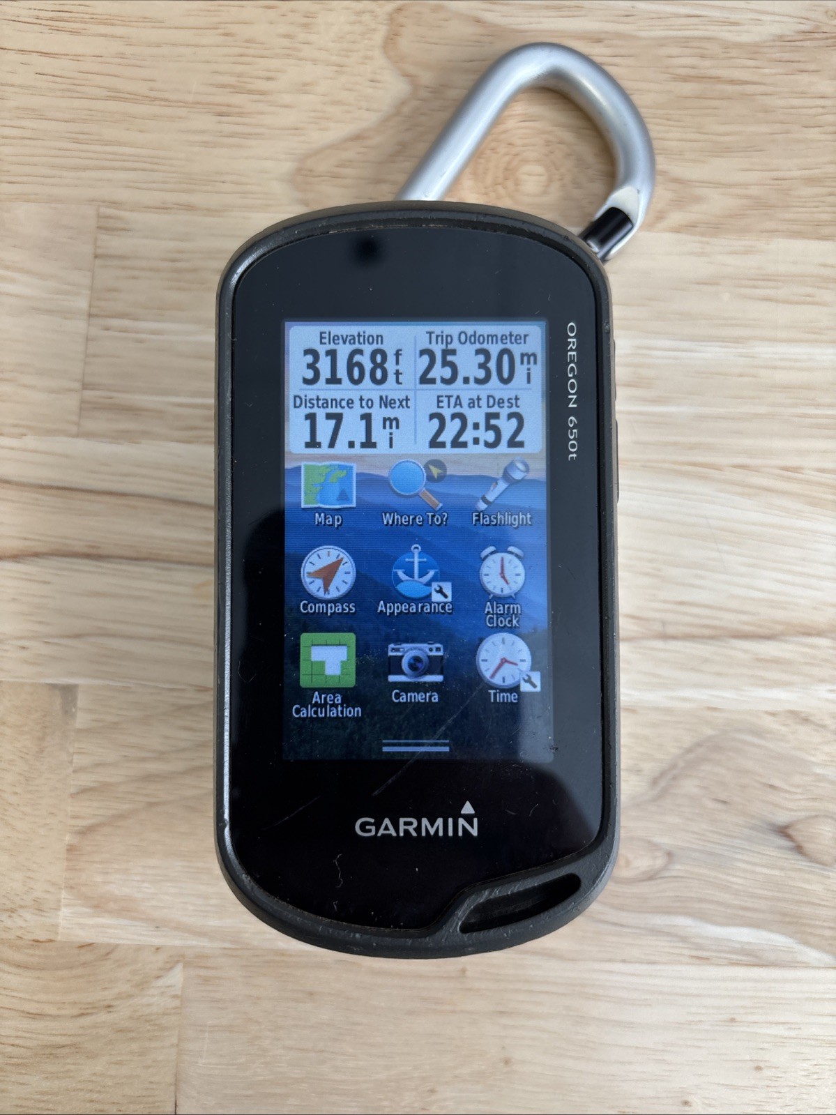 Garmin Oregon 650T Color Screen Handheld GPS & 8MP Camera Outdoors Hiking Tested