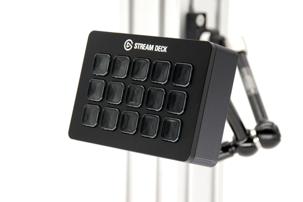 Versatile Mounting Case for Elgato Stream Deck Mk2 15 key