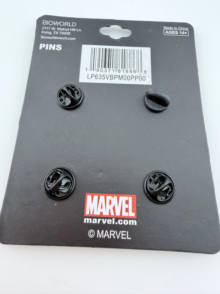 Black Panther 4 Pin Set - Marvel - 1 Replacement Clasp