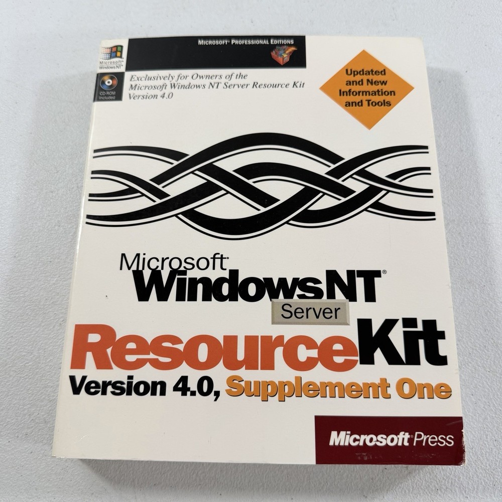 Microsoft Windows NT Server Resource Kit Version 4.0 Supplement 1 W/ CD