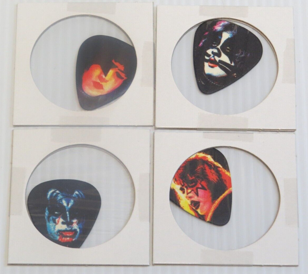 KISS D'ADDARIO PLANET WAVES GUITAR PICK SET 2010 OFFICIAL - ALIVE II FACES