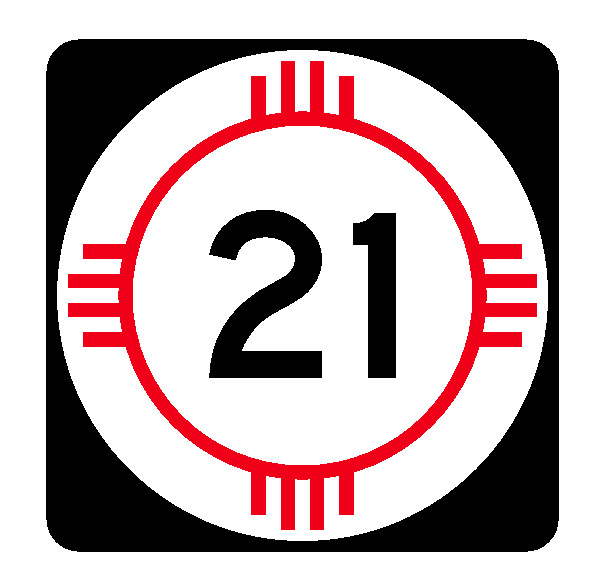 New Mexico State Road 21 Sticker Decal