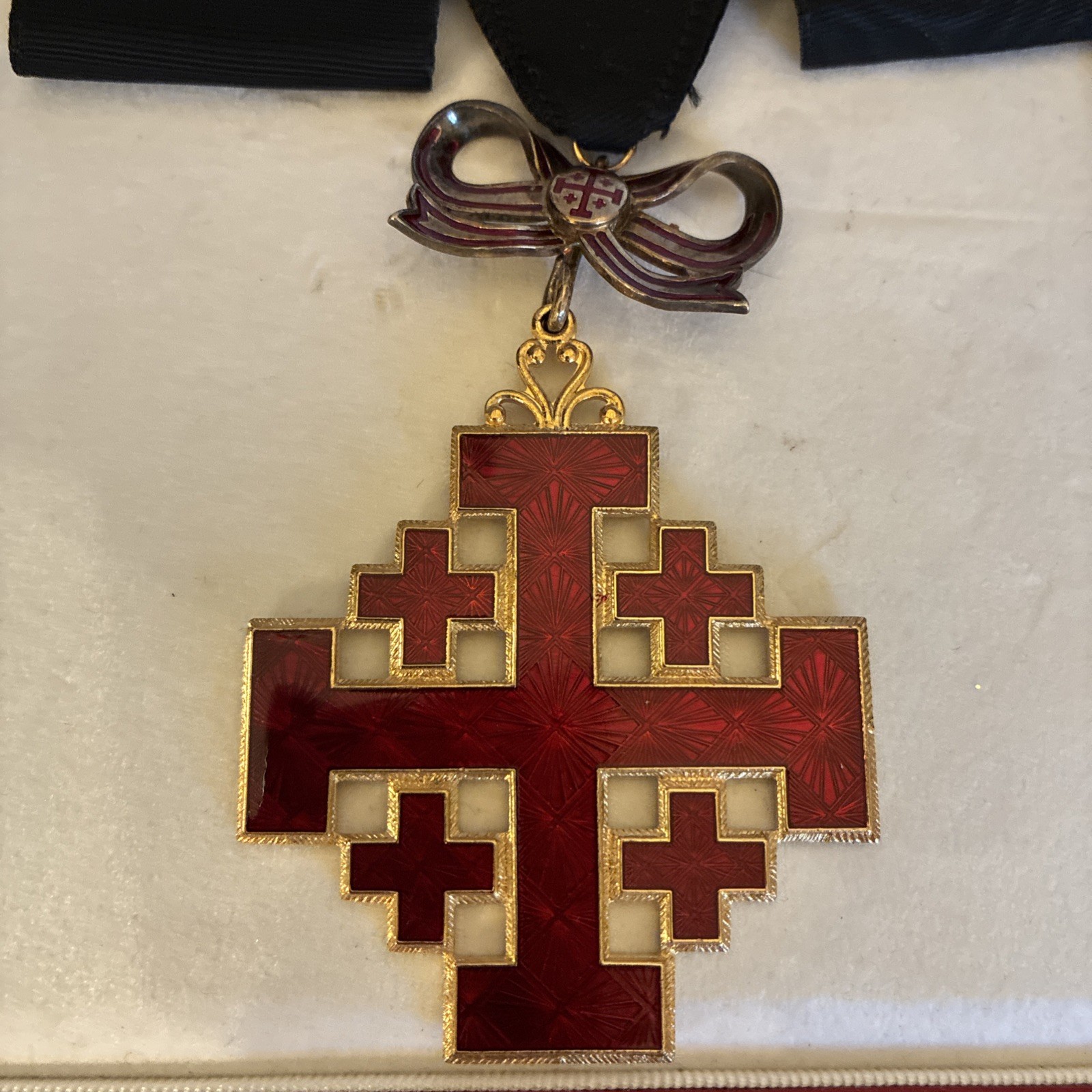 Order of Knights the Holy Sepulchre in Jerusalem Lady Commander Medals Mason