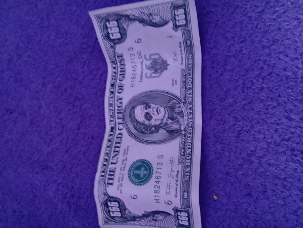 GHOST Rock Band DUST DOLLAR BILL
