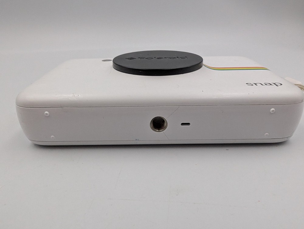 Polaroid Snap Instant Digital Camera Built in Printer White POLSP01 Working!