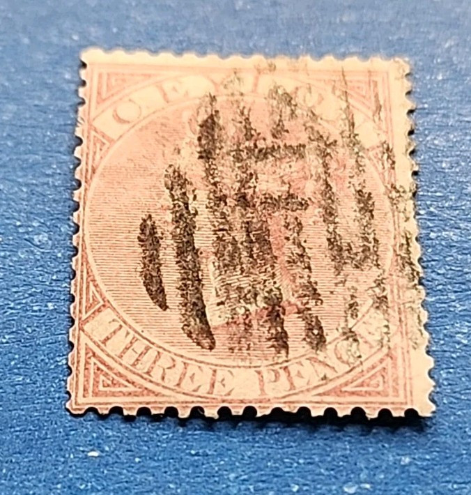 Ceylon Stamp, Scott 62 Used Perf 14