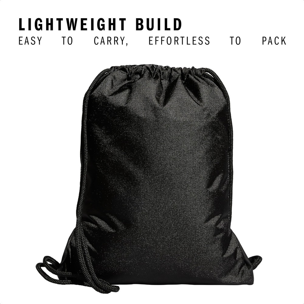 adidas Alliance Sackpack – Drawstring One Size, 2/Black/Gold Metallic
