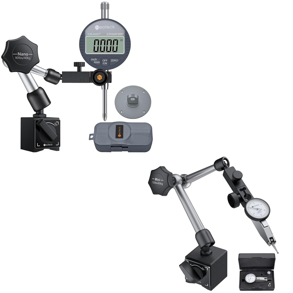 Neoteck 1" Digital Indicator Set + 0.03" Dial