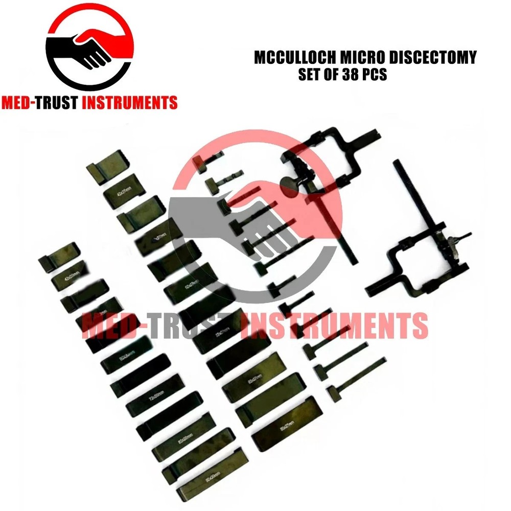 McCulloch Micro Discectomy Lumbar Retractor 38 PCs Set