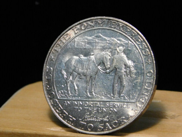 Pony Express Termination Centennial 1961 So-called dollar struck in silver