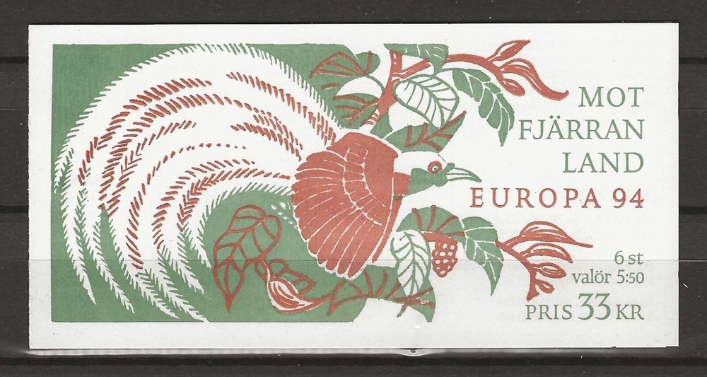 Sweden 1994 Europe booklet MNH (n053)