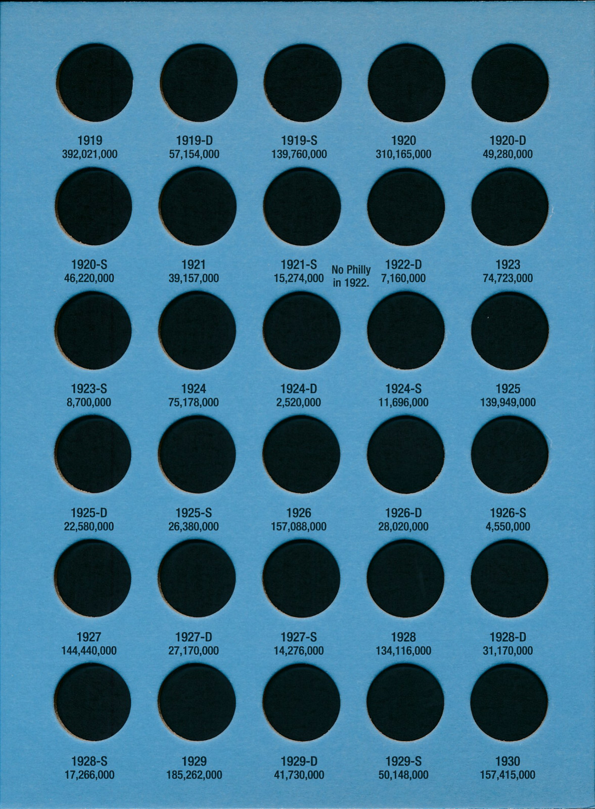 Whitman Coin Folder 9004 Lincoln Cent #1 1909-1940 Album / Book Penny