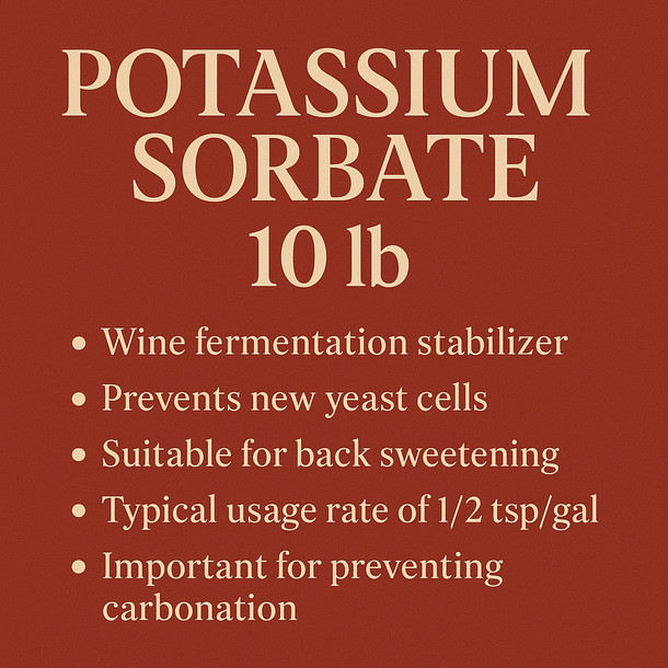 LD Carlson Potassium Sorbate 10 lb