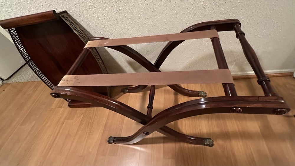 FERGUSON Regency Style Vintage Tray Top Server Table