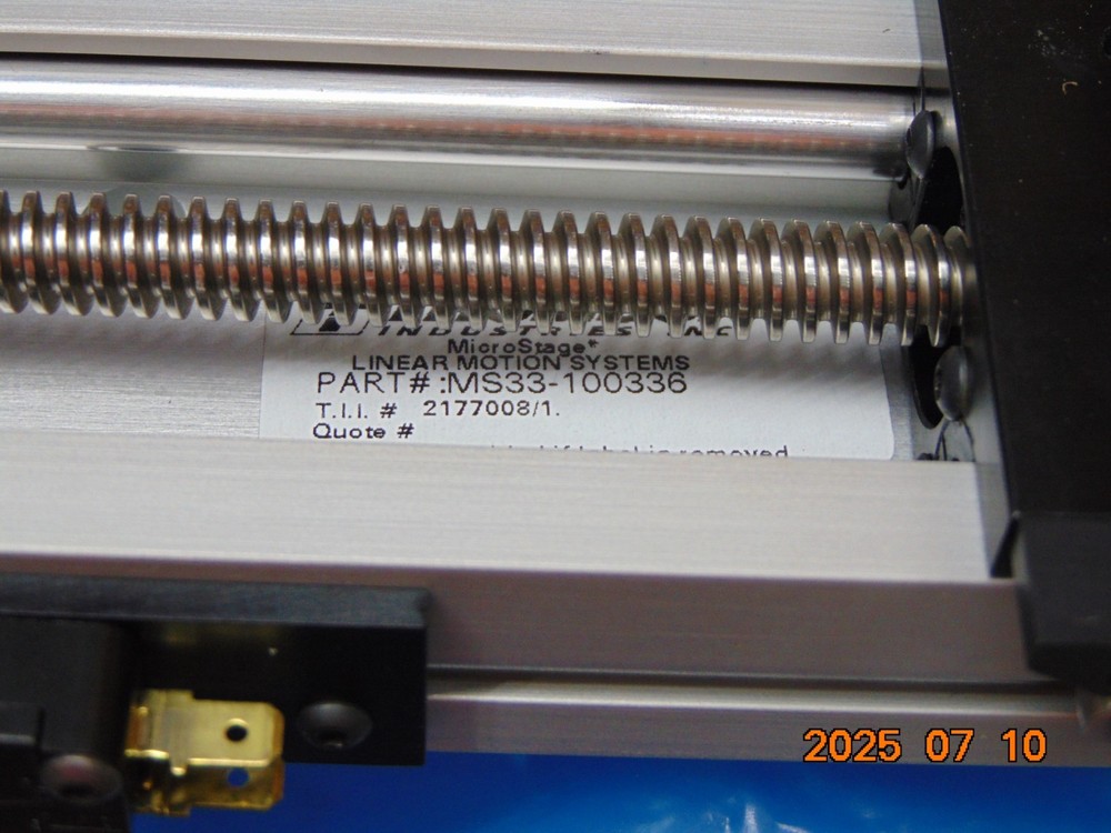 NEW Thomson Industries MS33-100336 MicroStage Linear Guide