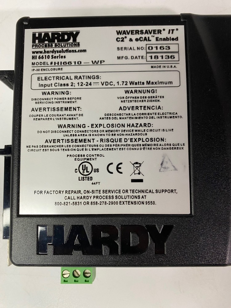 ONE (1) HARDY Weight Processing Module HI6610-WP (NEW)