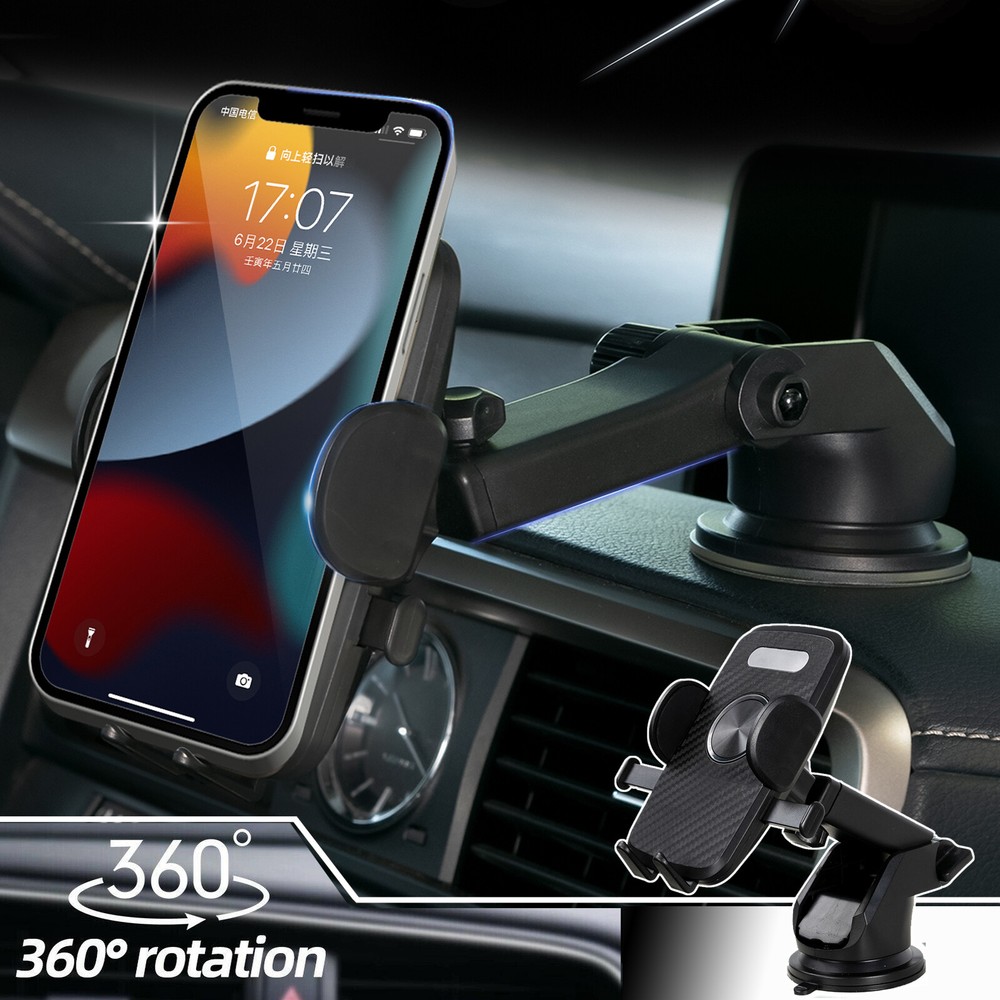 360° Car Holder Mobile Dashboard Cradle Smart Phone Windshield Dash Stand Mount