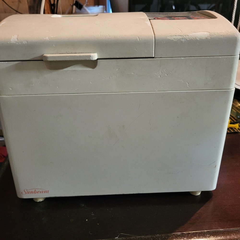Tested 💥 Retro 💥 Sunbeam Oyster Model 4810 Automatic Bread Maker Machine