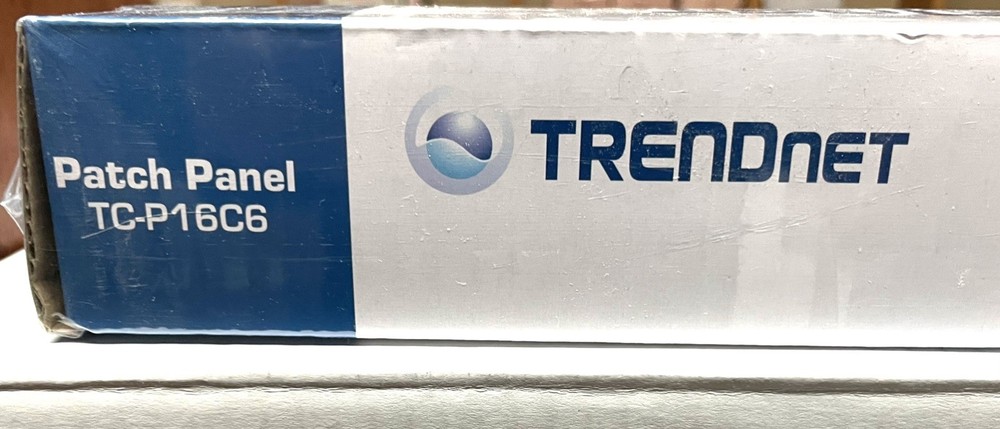 TRENDnet 16-Port Cat6 Unshielded Patch Panel, TC-P16C6, Wallmount or Rackmount,