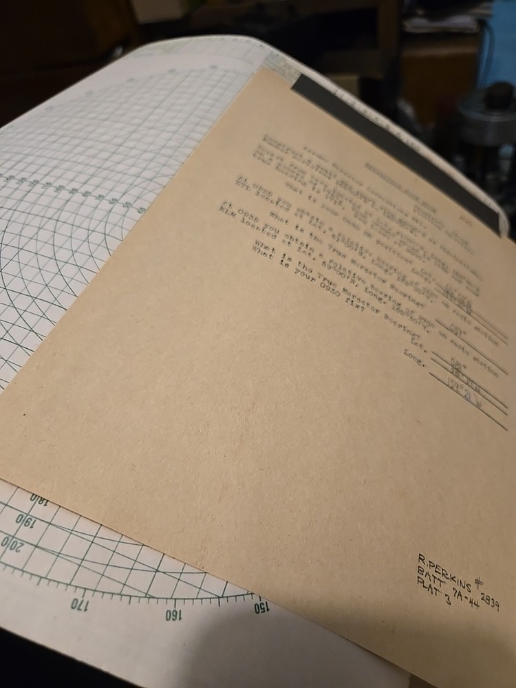 Vintage Air Navigation Notebook