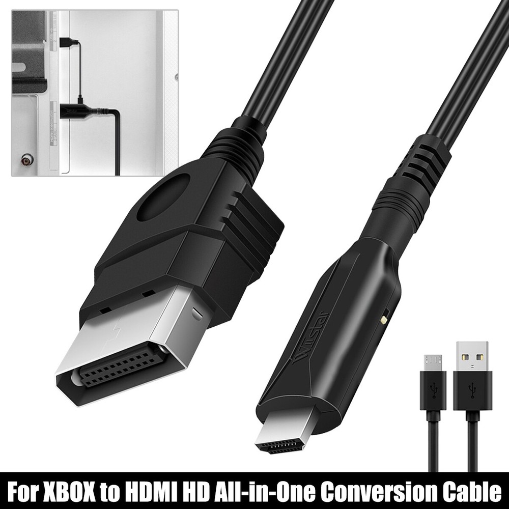 Original Xbox to HDMI Converter Adapter For Microsoft Xbox Console Controller