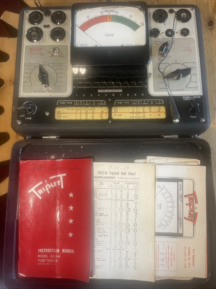 Model 3413-A Tube Tester