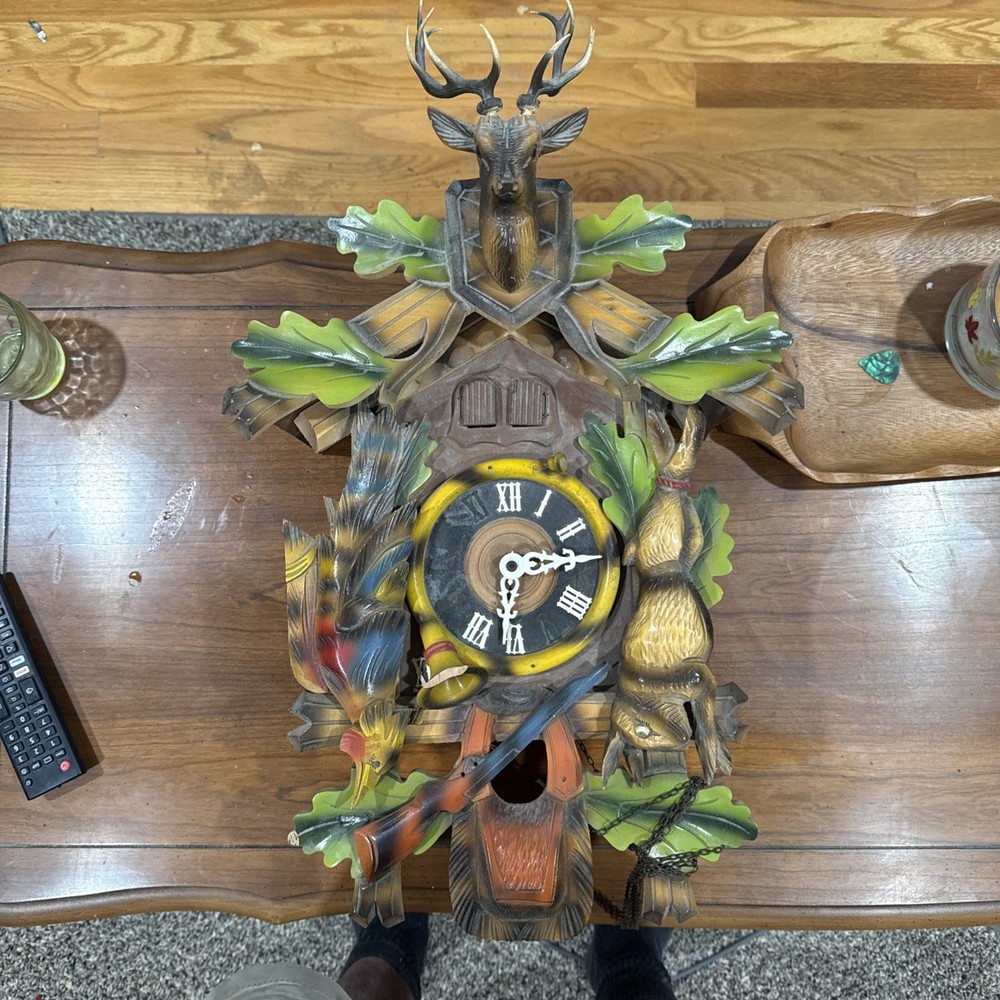 vintage coo coo clock germany