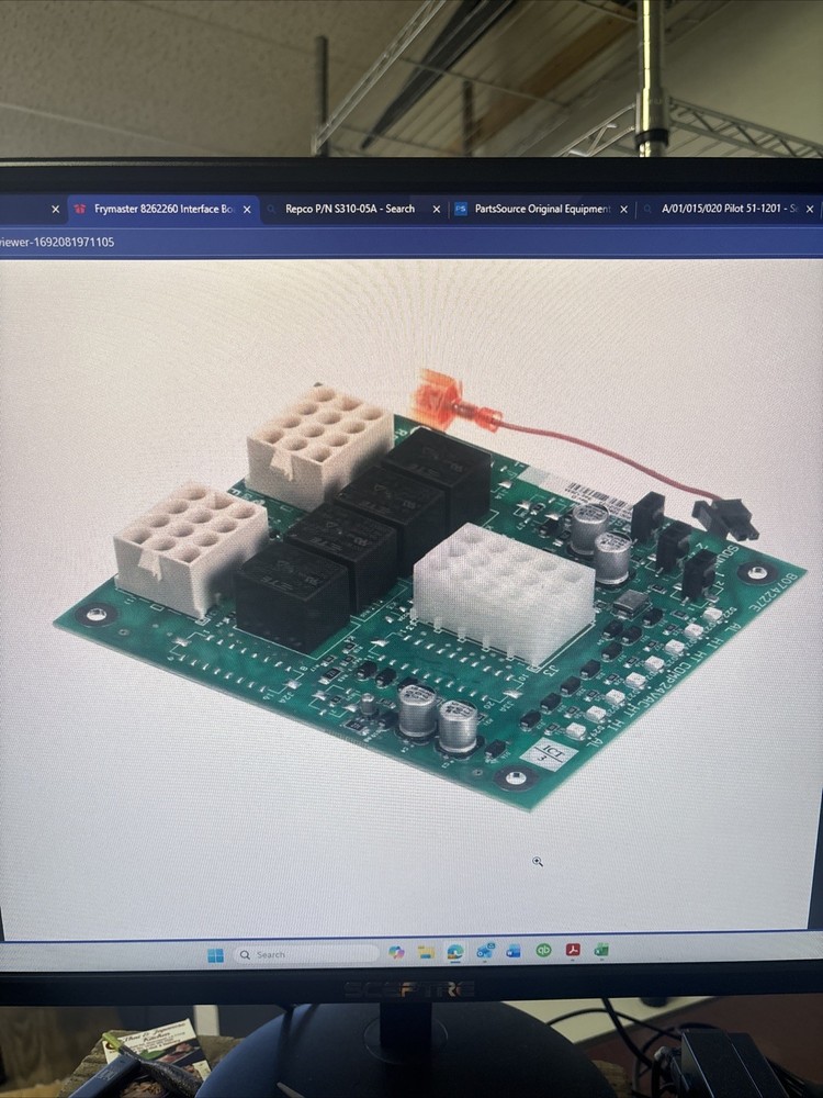 Frymaster 8262260 Interface Board Kit, Dual Vat, RE EL